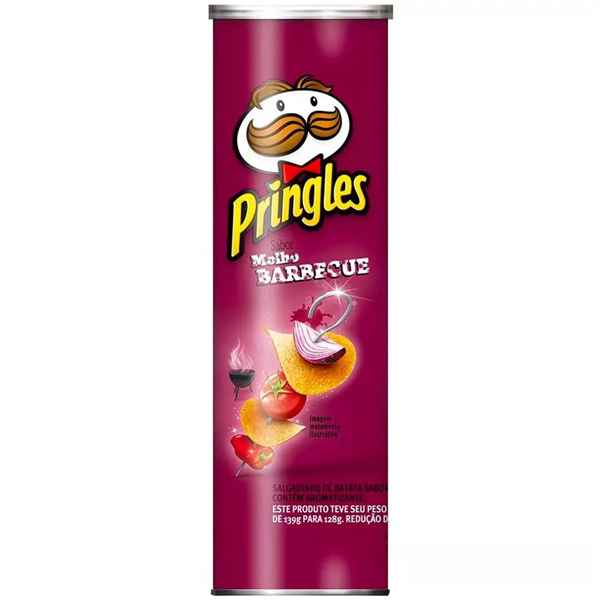 BATATA PRINGLES BARBECUE 128G