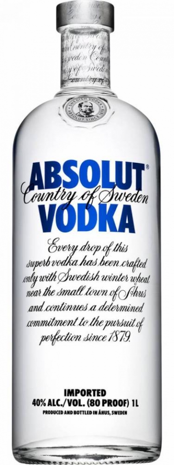 VODKA ABSOLUT 1L