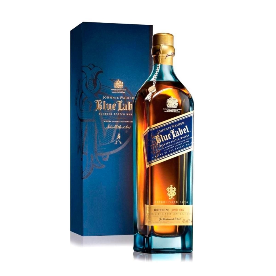 WHISKY J.W. BLUE LABEL BLENDED SCOTCH 750ML