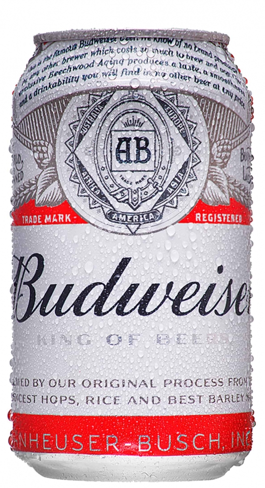 CERVEJA BUDWEISER LATA 350 ML