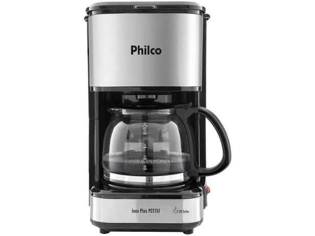 Cafeteira Elétrica Philco Inox Plus PCF25I - 20 Cafés 220V