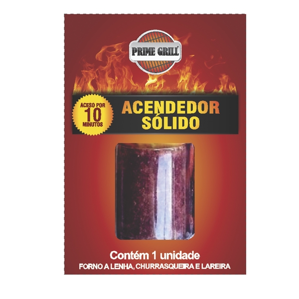 ACENDEDOR SÓLIDO PRIME GRILL 4 UNIDADES