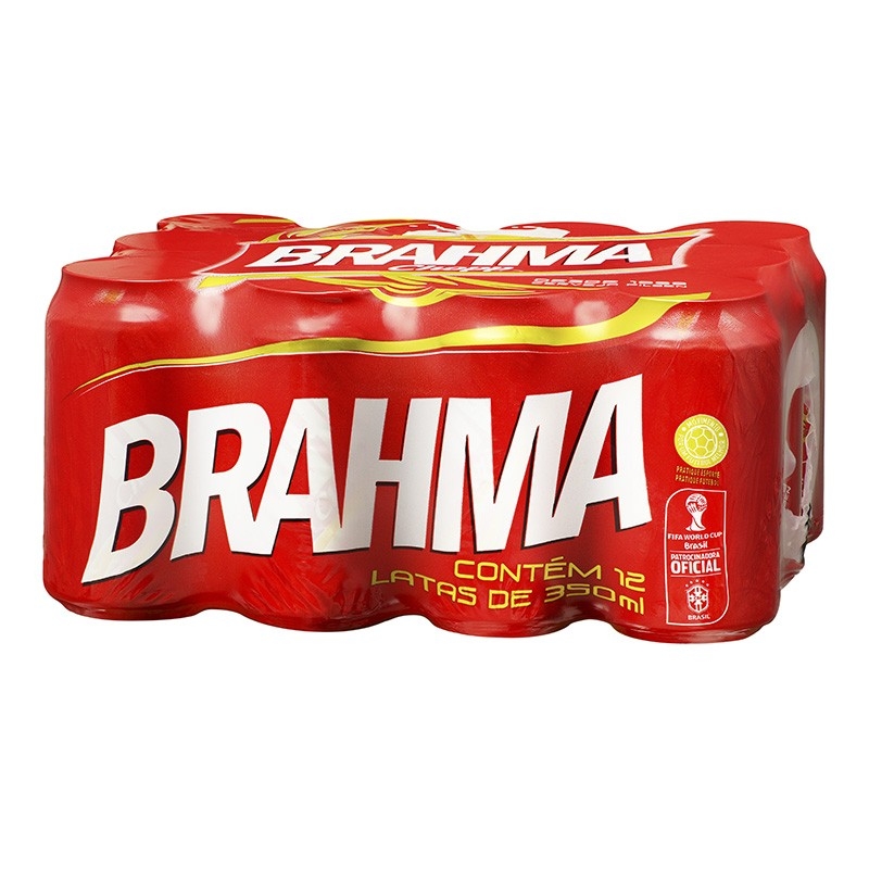 FARDO BRAHMA 350ML COM 12 UNIDADES