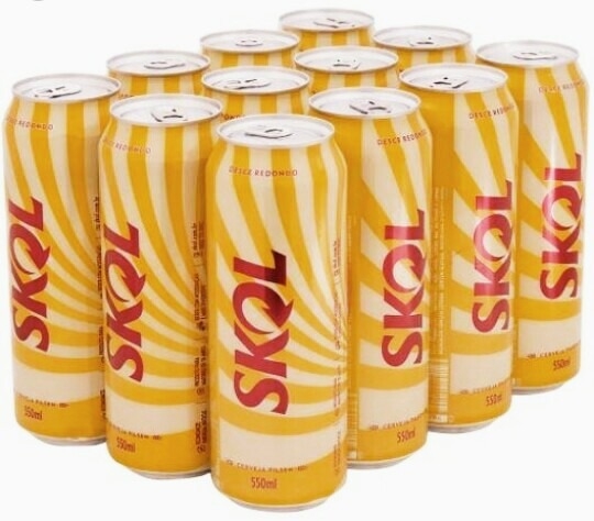 FARDO SKOL 550ML COM 12 UNIDADES