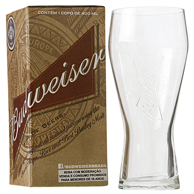 COPO BUDWEISER 400ML