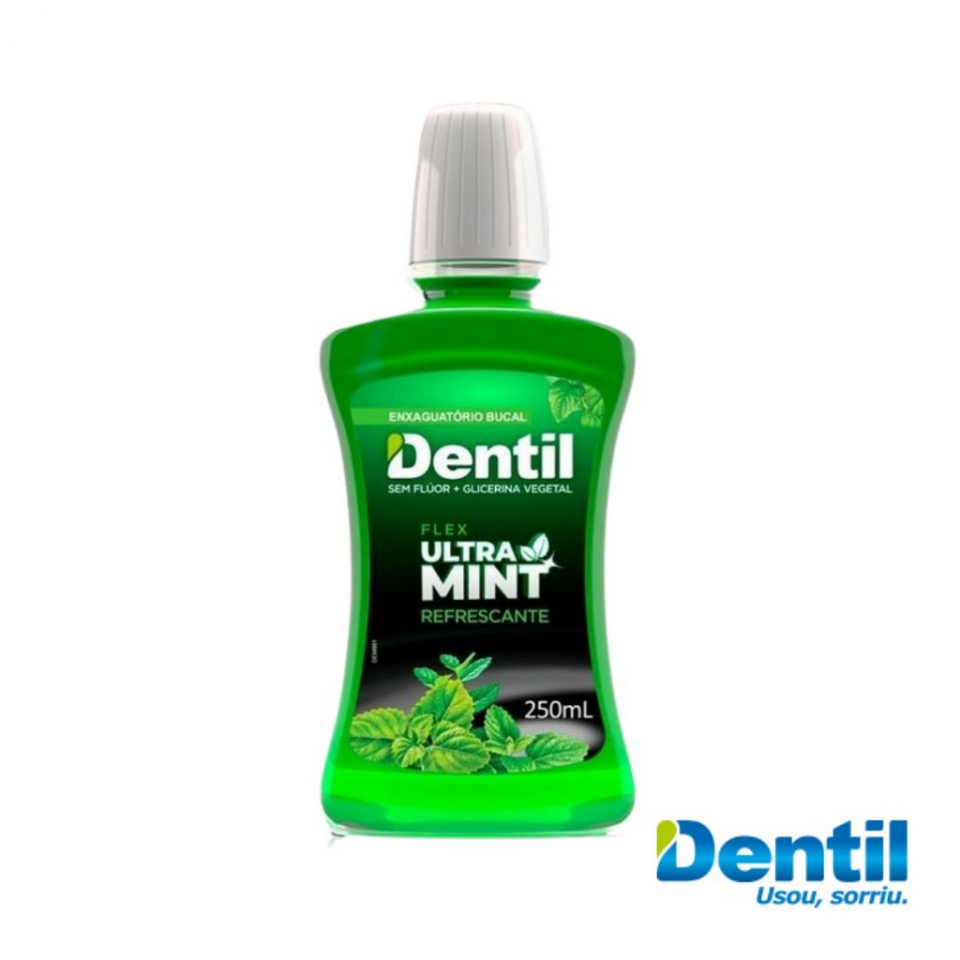 ENXAGUATÓRIO BUCAL DENTIL MINT 250ML