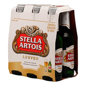Cerveja Stella Artois 330ml - Pack Com 6 Unidades